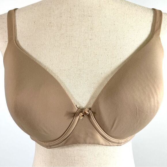 Soma Embraceable Full Coverage 34DDD Taupe Tan T Shirt Bra - Picture 3 of 5